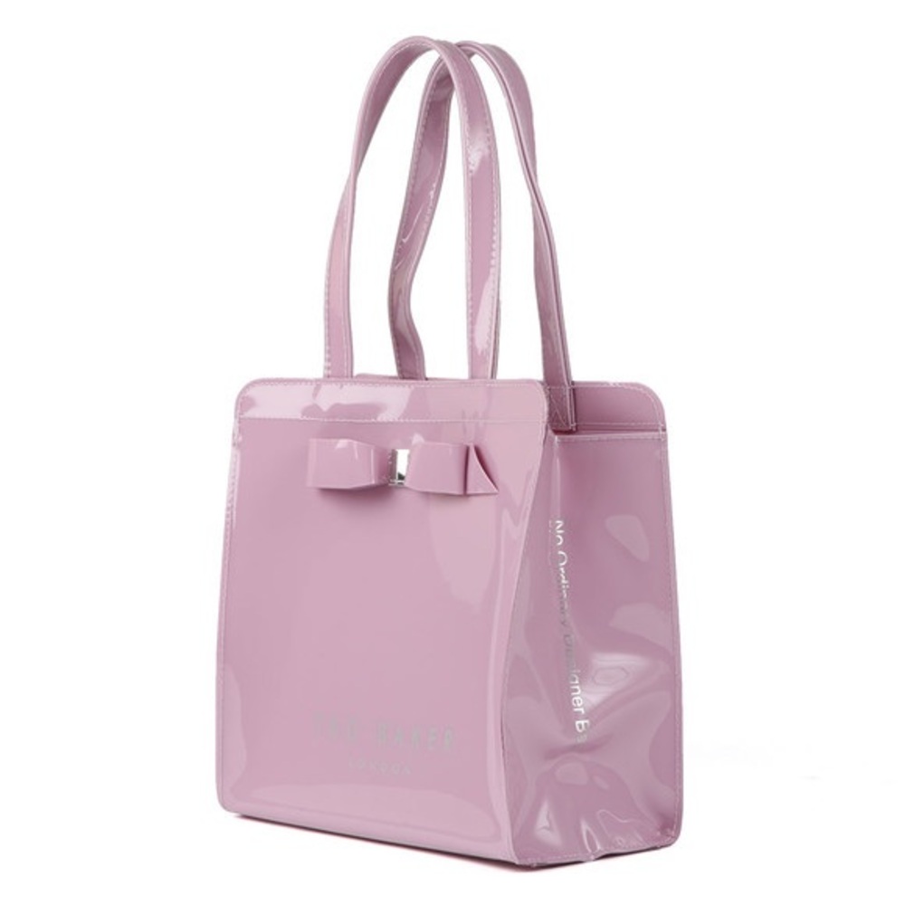 Ted Baker Glossy Mini Lilac Tote Bag